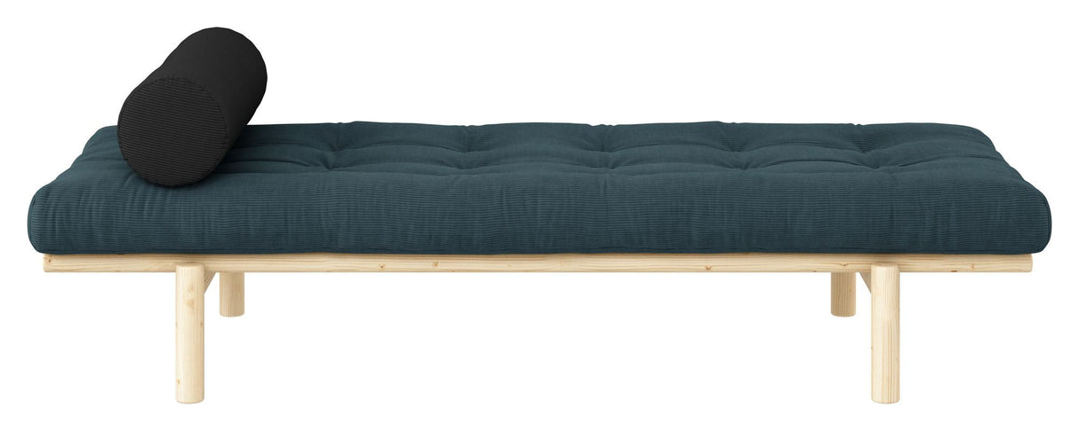 Next Daybed, Fyrretræ/Pale Blue fløjl - Unoliving.com