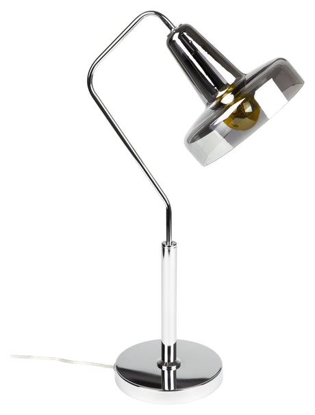 Nixon Bordlampe m. Røgfarvet glasskærm - Unoliving.com