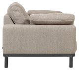 Noa 3-pers. Sofa, Beige m. sorte ben - Unoliving.com