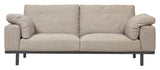 Noa 3-pers. Sofa, Beige m. sorte ben - Unoliving.com