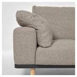 Noa 3-pers. Sofa m. puder Beige/Natur - Unoliving.com