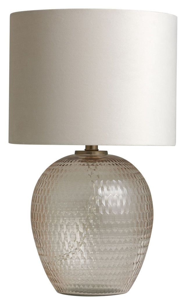 Nordal CHANDRA Bordlampe base - Pale Pink Glas - Unoliving.com