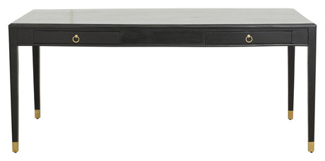 Nordal EMS Skrivebord m/2 skuffer - Sort - Unoliving.com