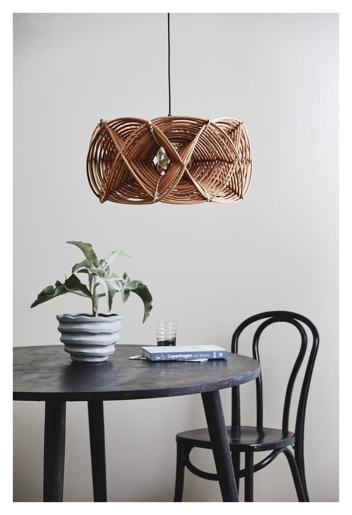 Nordal METIS Lampeskærm - Rattan - Unoliving.com