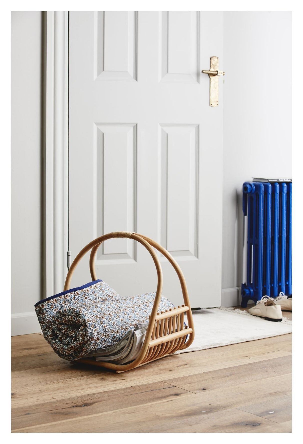 Nordal ROA Kurv m. hank - Poleret Rattan - Unoliving.com