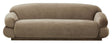 Nordal Sof 2-pers. Sofa - Lysebrun Velour - Unoliving.com