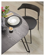 Norfort Spisebord, 170/320x100, Sort/Gråbrun - Unoliving.com