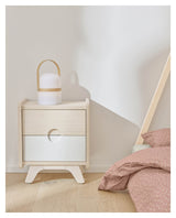 Nunila Kids Sengebord MDF/Askefiner - Unoliving.com