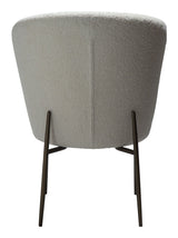 ORBIT Spisebordsstol, Hvid/beige Stof - Unoliving.com