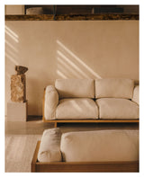 Oaq 3-pers. Sofa, Beige - Unoliving.com