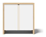 Olival Sidebord, Lys eg/Hvid, 90x42x90 - Unoliving.com