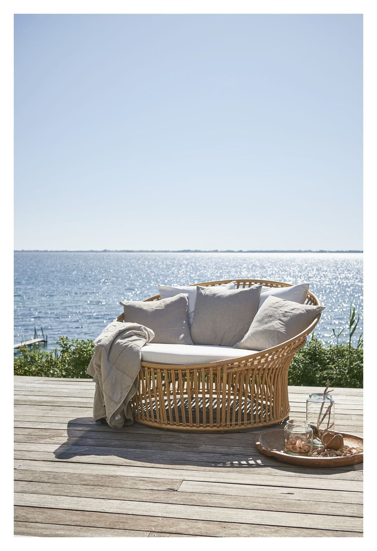 Olympia Exterior Nest, Alu-Rattan - Unoliving.com