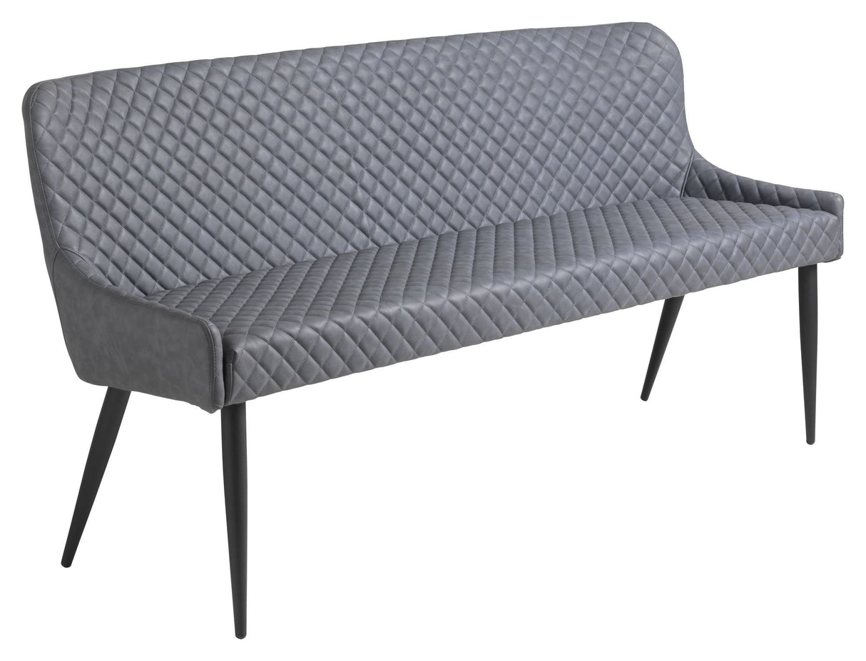 Ottowa Sofabænk, Grå PU - Unoliving.com