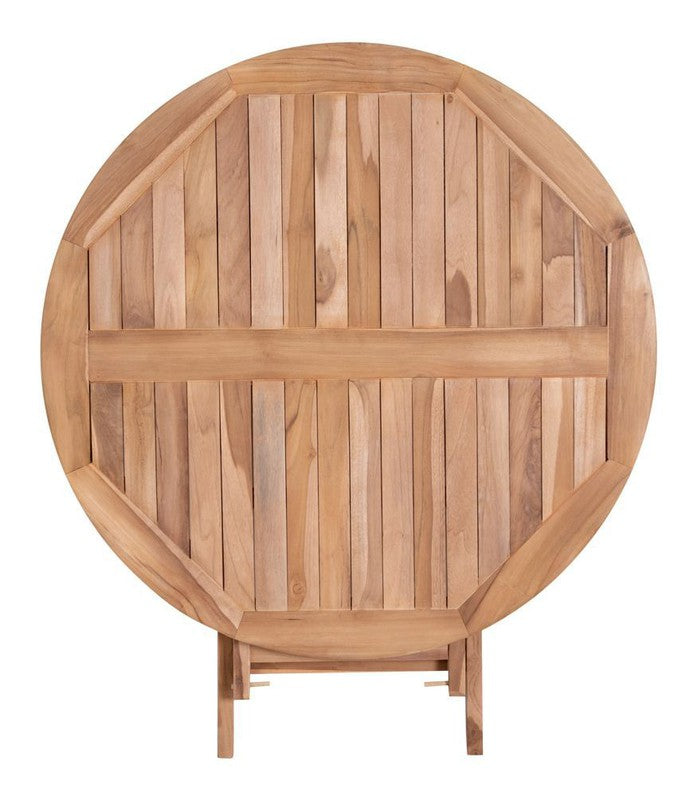 Oviedo Havebord i teak Ø100 - Unoliving.com