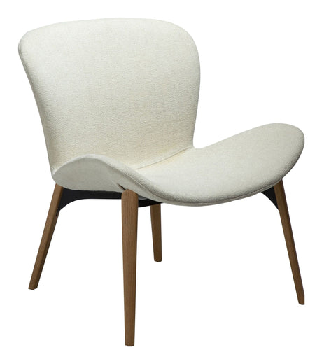 PARAGON Loungestol, Hvid/beige Stof - Unoliving.com