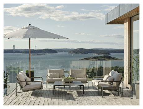 Paliano Parasol Offwhite, Ø3 m alu - Unoliving.com