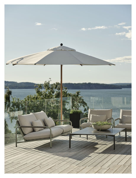 Paliano Parasol Offwhite, Ø3,5 m alu - Unoliving.com