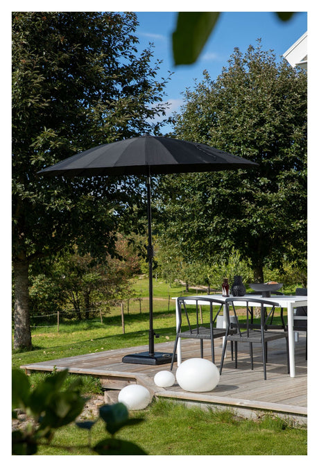 Palmetto Parasol m. tilt - Sort - Unoliving.com