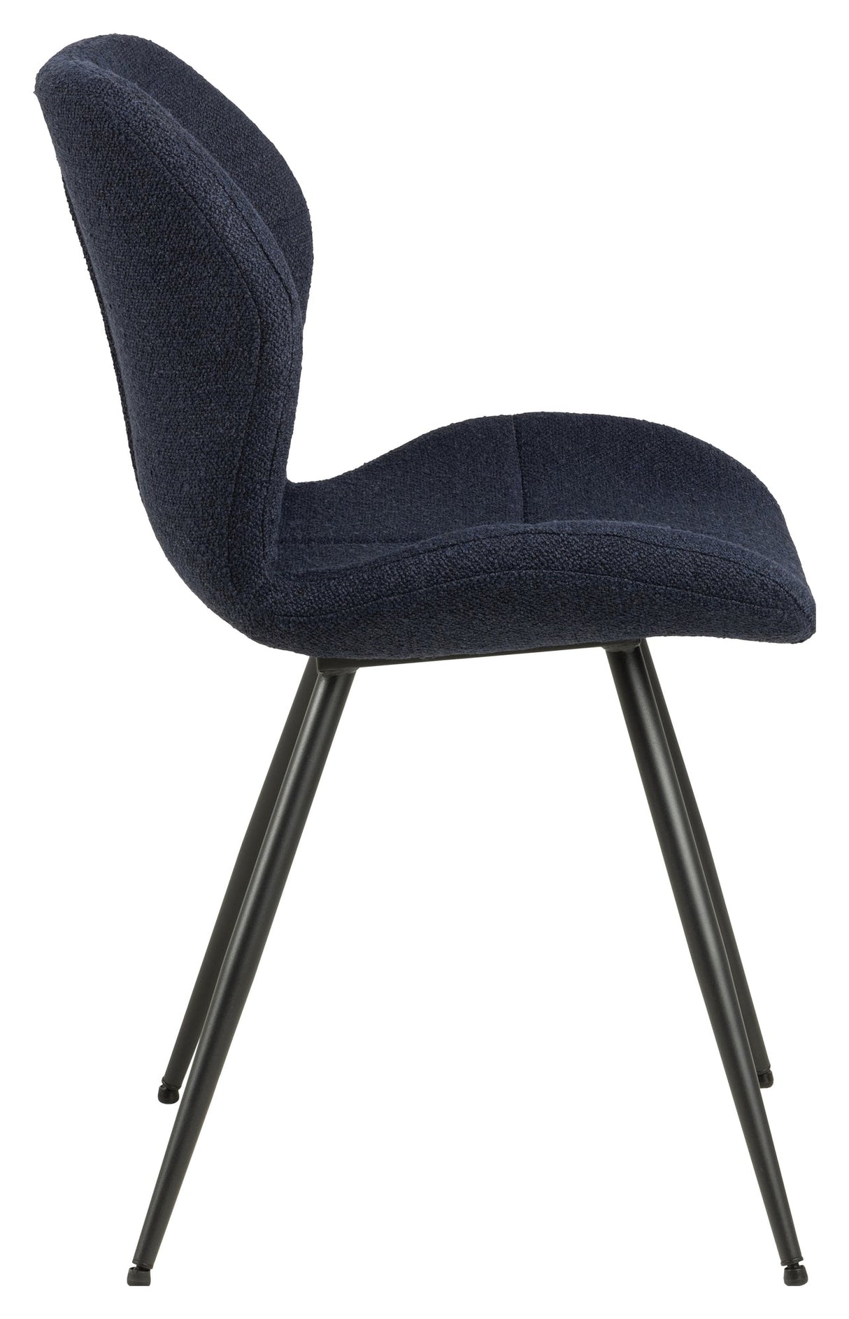 Petri, spisebordsstol - mørk blue - Unoliving.com