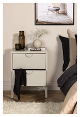 Piring Sengebord - Beige Metal - Unoliving.com