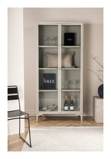 Piring Vitrineskab - Beige - Unoliving.com