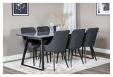 Plaza Spisebordsstol, Sort, Sorte metalben - Unoliving.com