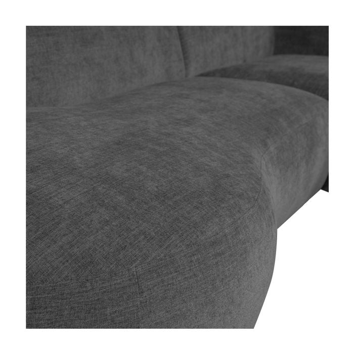 Polly Sofa m. chaiselong, Højre, Grå - Unoliving.com