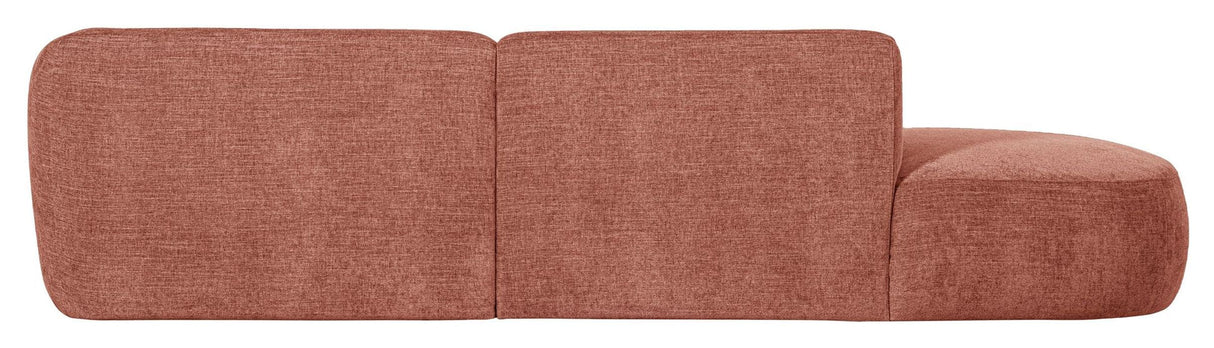 Polly Sofa m. chaiselong, Højre, Pink - Unoliving.com