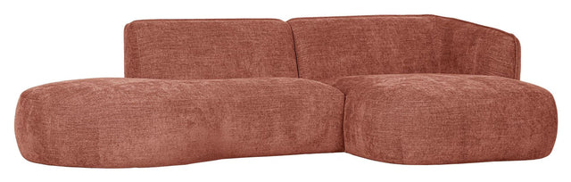 Polly Sofa m. chaiselong, Højre, Pink - Unoliving.com