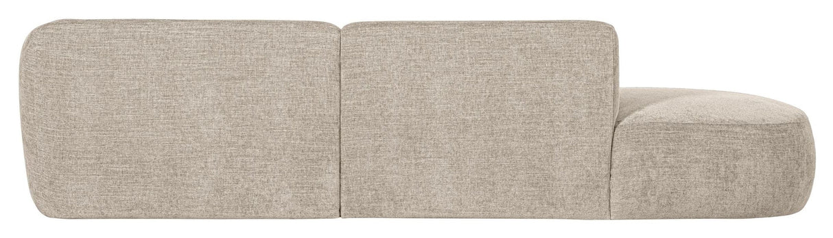 Polly Sofa m. chaiselong, Højre, Sand - Unoliving.com