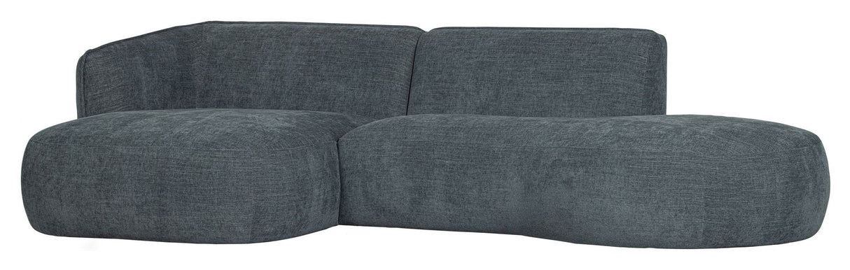 Polly Sofa m. chaiselong, Venstre, Blå/Grøn - Unoliving.com