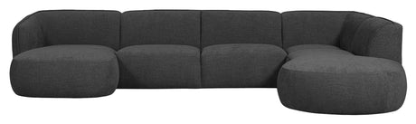 Polly U-sofa, Grey - Unoliving.com