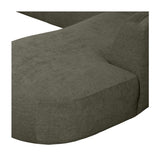 Polly U-sofa, Warm Green - Unoliving.com