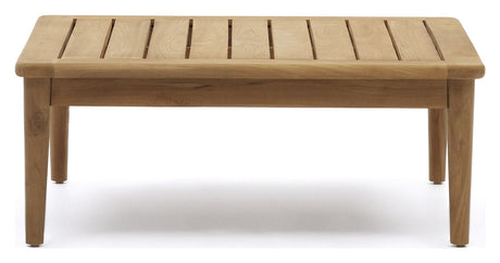 Portitxol Loungebord, Natur teak, 80x80 - Unoliving.com