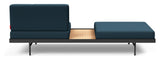 Puri Daybed m. ege bord, Argus/Navy Blue - Unoliving.com