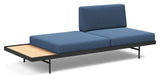 Puri Daybed m. ege bord, Bouclé/Blue - Unoliving.com