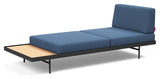 Puri Daybed m. ege bord, Bouclé/Blue - Unoliving.com