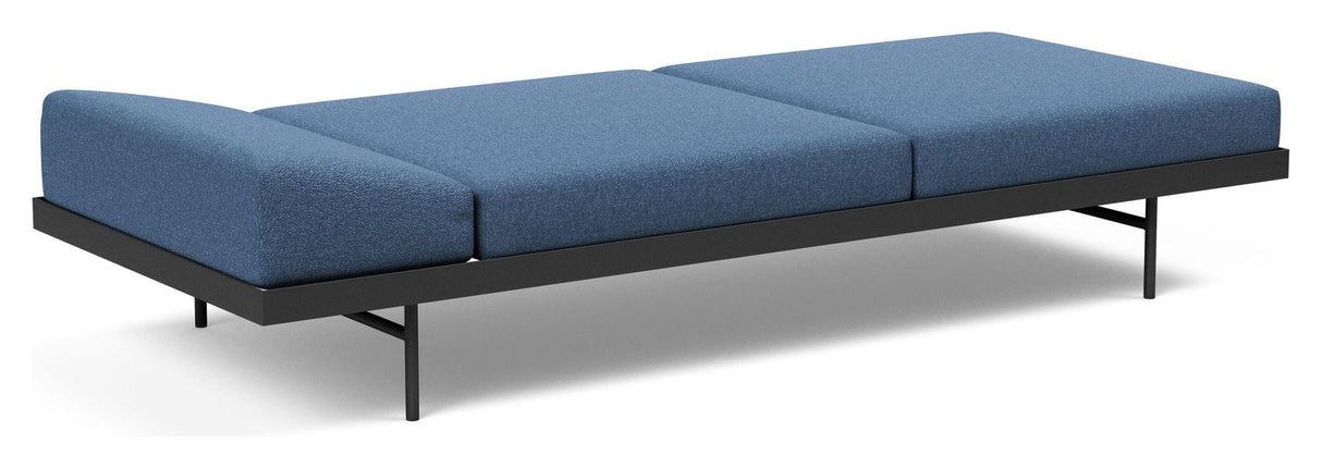 Puri Daybed m. ege bord, Bouclé/Blue - Unoliving.com