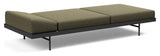 Puri Daybed m. ege bord, Bouclé/Forest Green - Unoliving.com