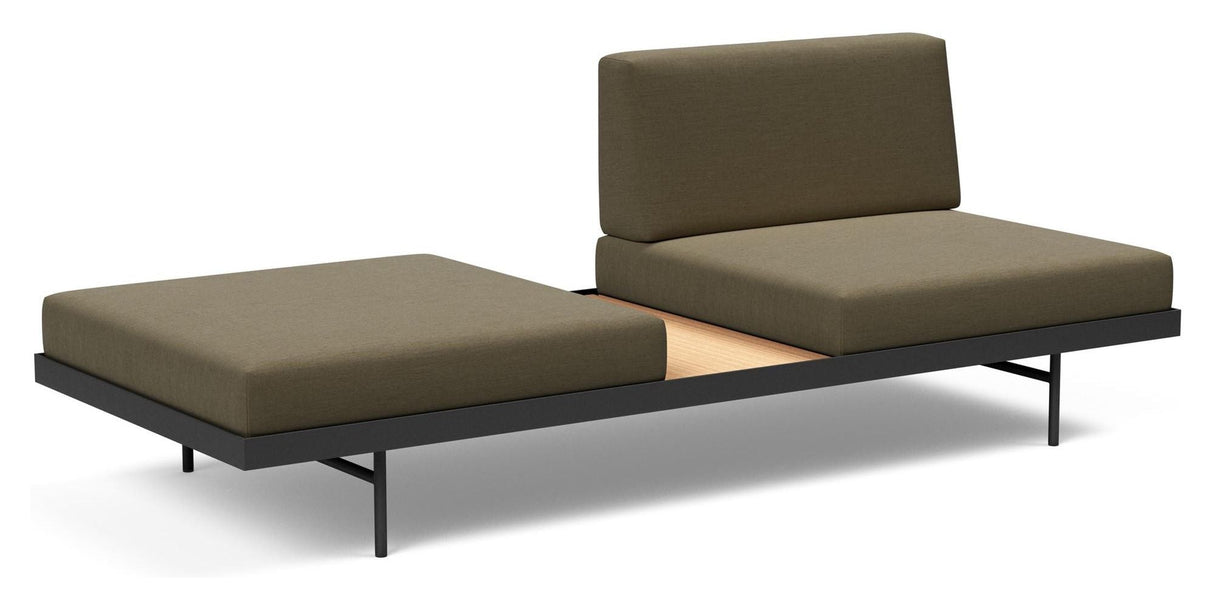 Puri Daybed m. ege bord, Oliven - Unoliving.com