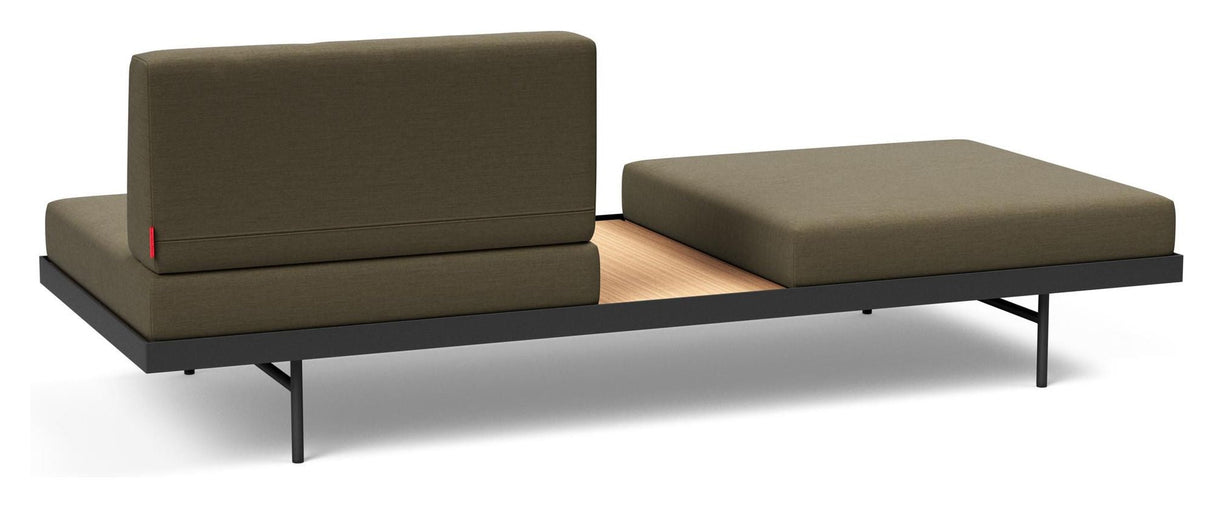 Puri Daybed m. ege bord, Oliven - Unoliving.com