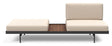 Puri Daybed m. valnødde bord, Natural - Unoliving.com