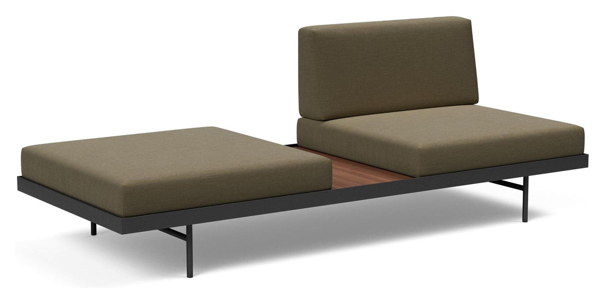 Puri Daybed m. valnødde bord, Oliven - Unoliving.com