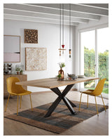 Quinby Spisebordsstol, Mustard - Unoliving.com