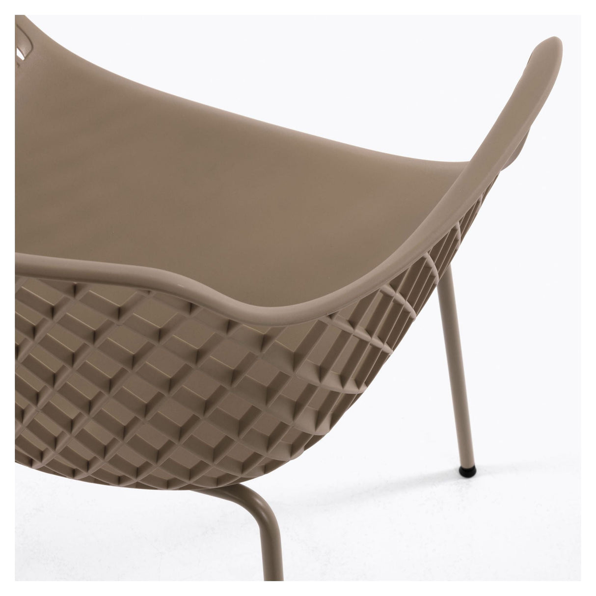 Quinn Spisebordsstol, Beige - Unoliving.com