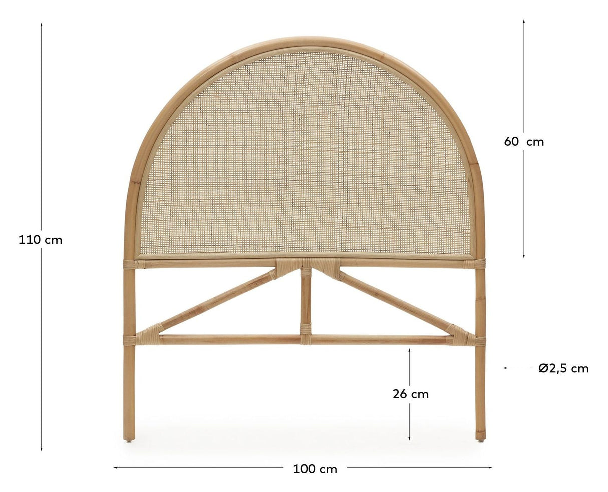 Quiterie Sengegavl, Oval, Naturflet, B:90 - Unoliving.com