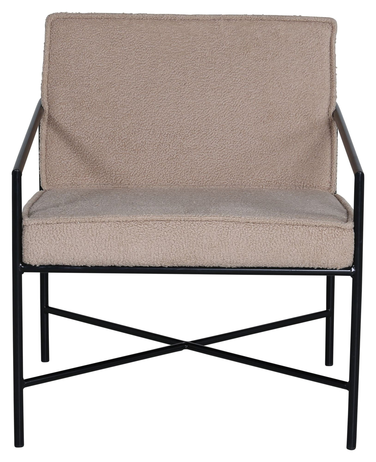 Rakel Loungestol, Beige Teddy - Unoliving.com