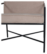 Rakel Loungestol, Beige Teddy - Unoliving.com