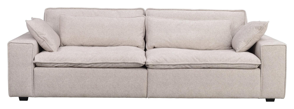 Rawlins, 3-pers. Sofa Maxi - beige - Unoliving.com