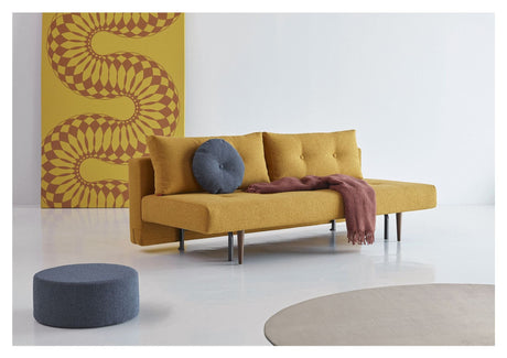 Recast Plus Sovesofa Dark Styletto, Bouclé/Ochre - Unoliving.com